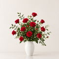 ورد جوري أحمر للتزيين Red Spray Roses for Decoration